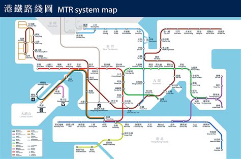 地鐵鐵路圖|港鐵 > 港鐵路線圖